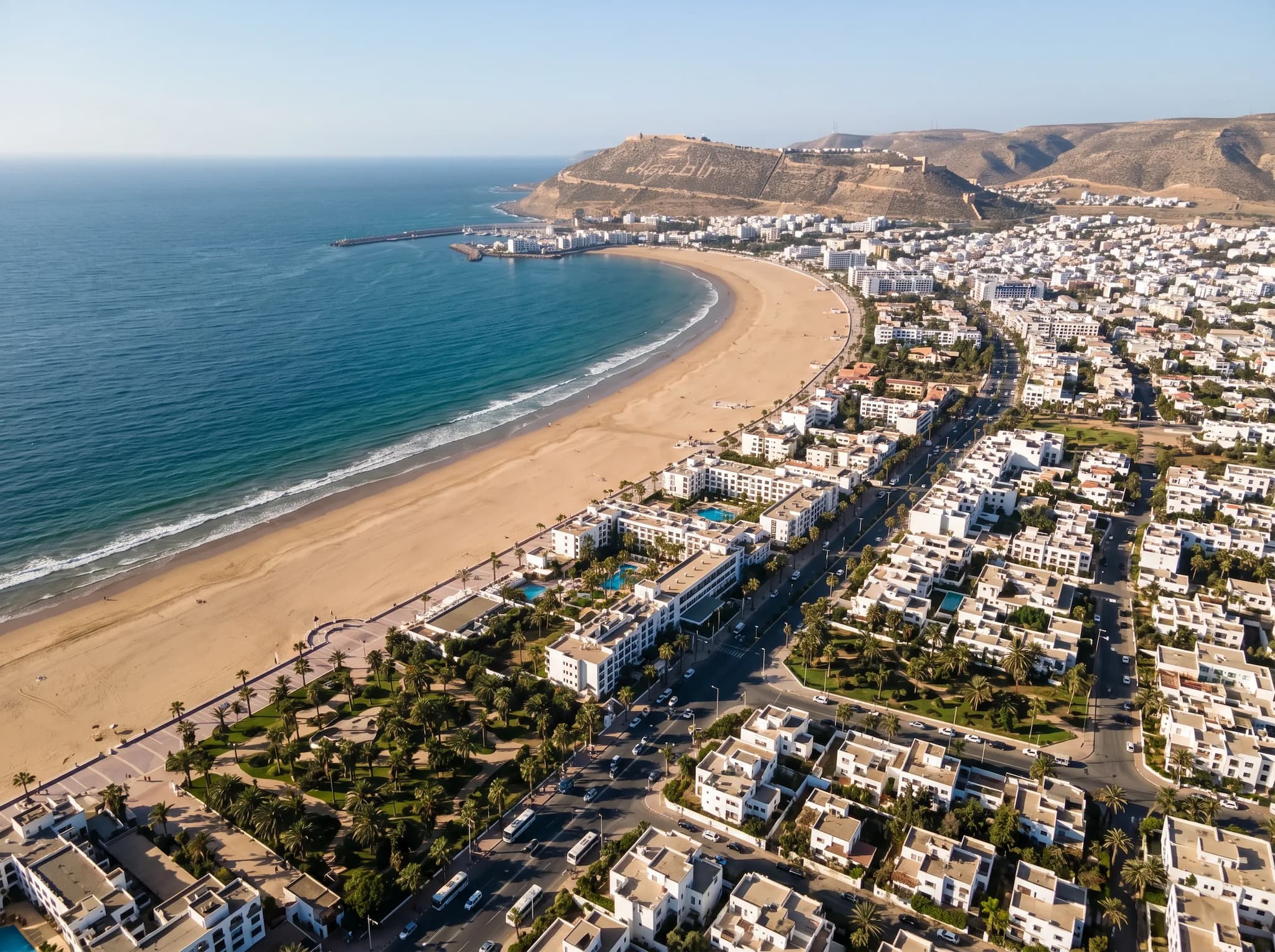 zone d'intervention nettoyage Agadir — littoral d'Agadir